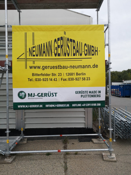 Gerüstbanner