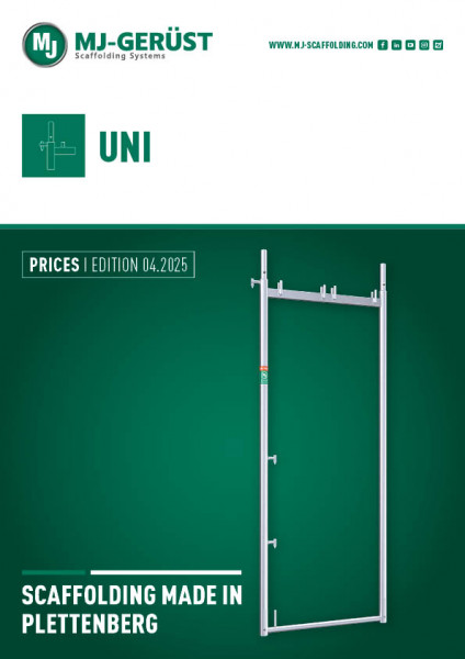 MJ UNI Preisliste EN