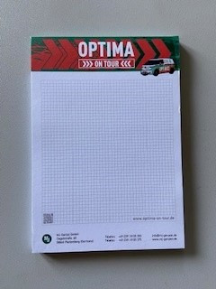 Notizblock Optima Tour