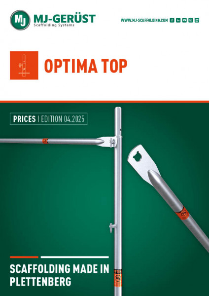 MJ OPTIMA TOP Preisliste EN