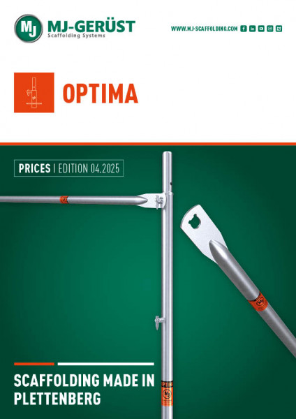 MJ OPTIMA Preisliste EN